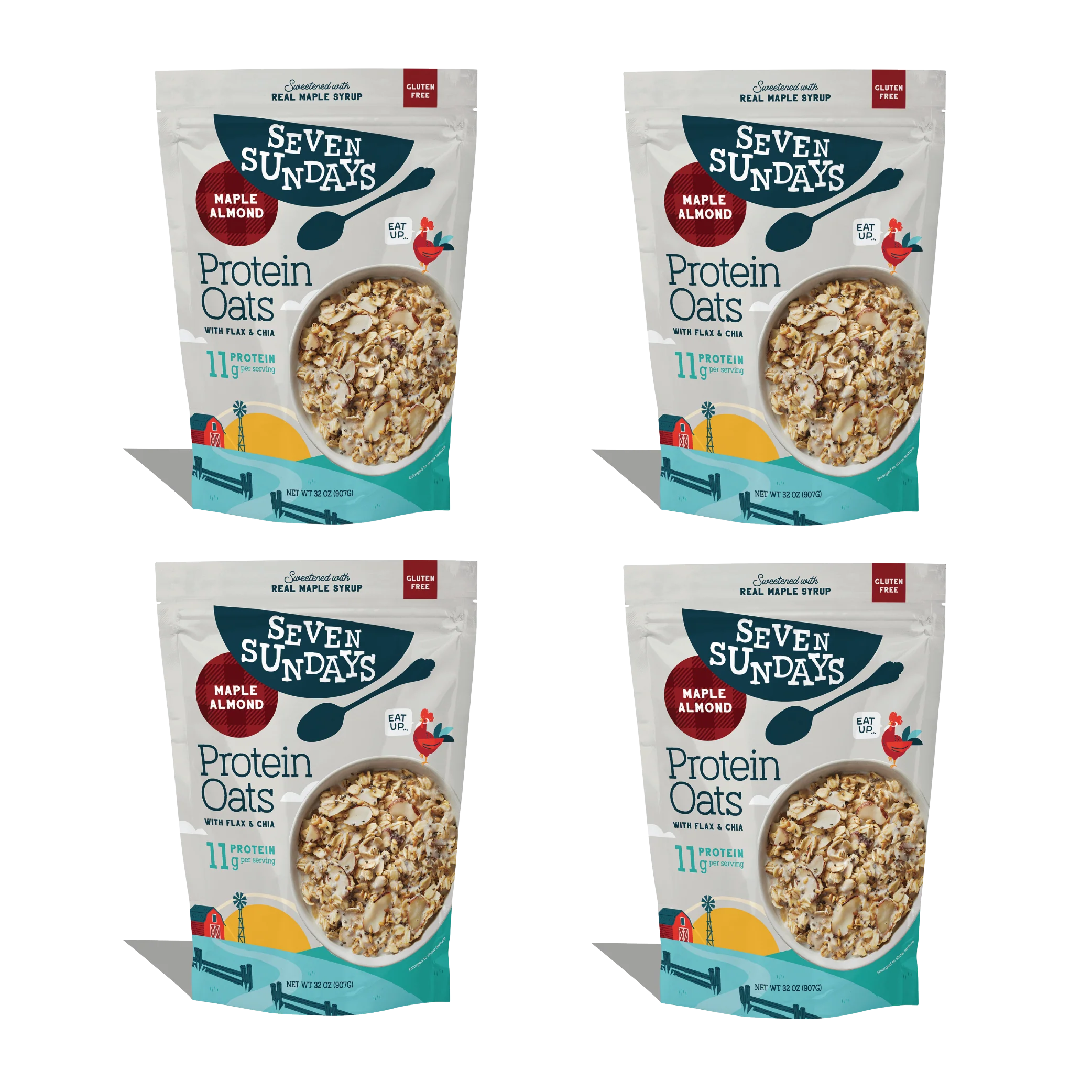 Maple Almond Protein Oats, 32oz - Image 7