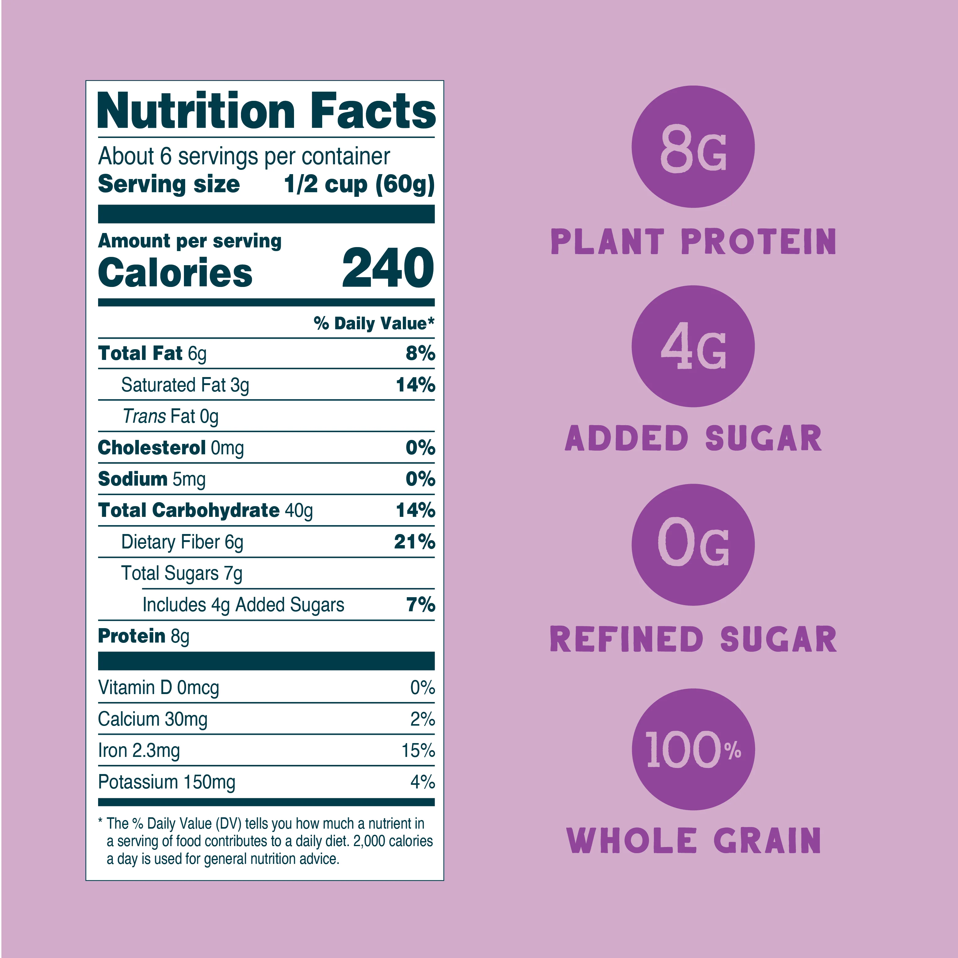 Wild & Free Blueberry Chia Muesli, 12oz - Image 4