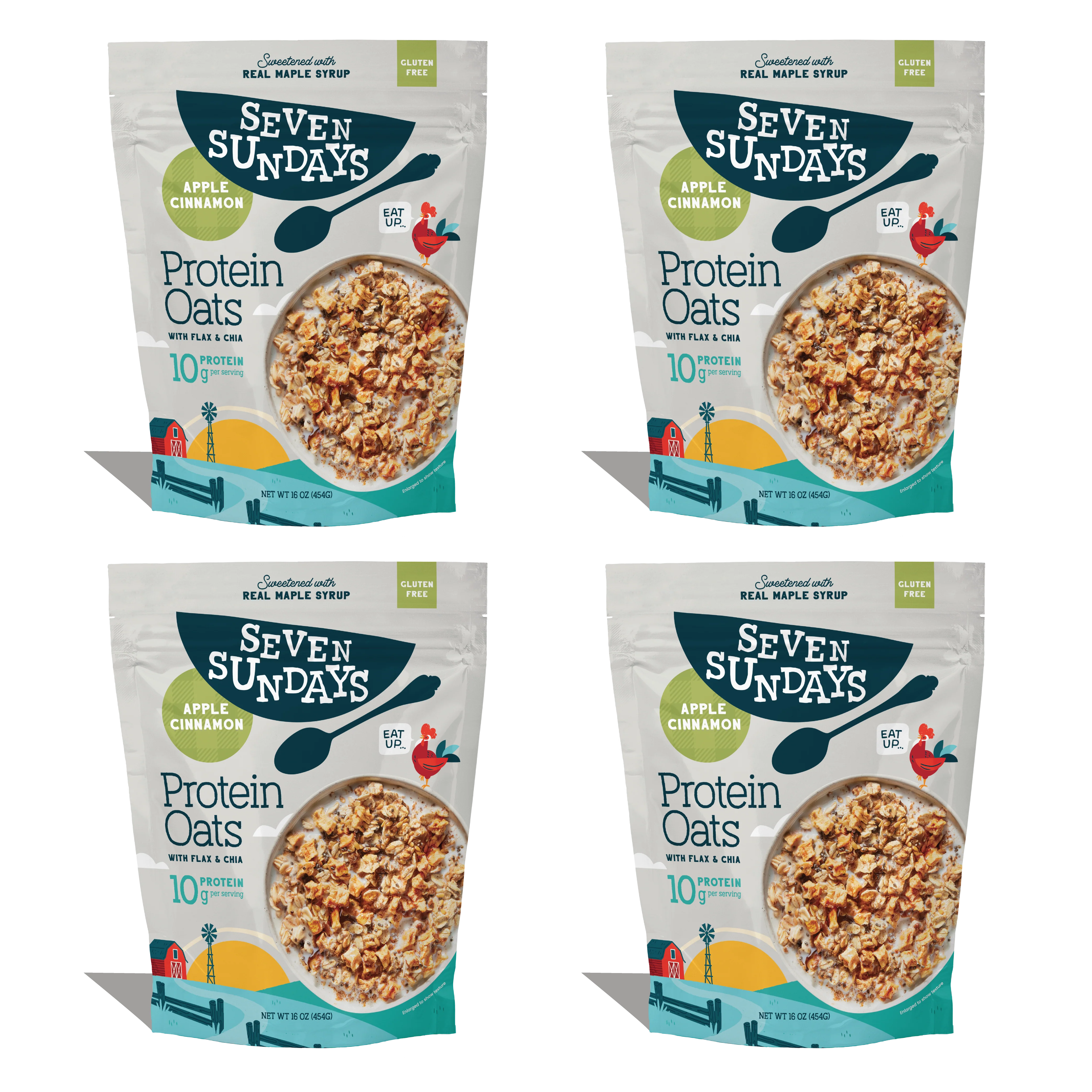Apple Cinnamon Protein Oats, 16oz - Image 7