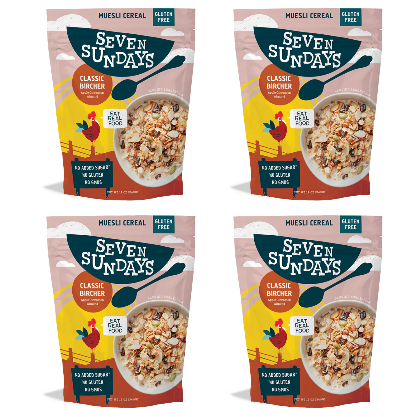 Classic Bircher Apple Cinnamon Muesli, 12oz - Image 8