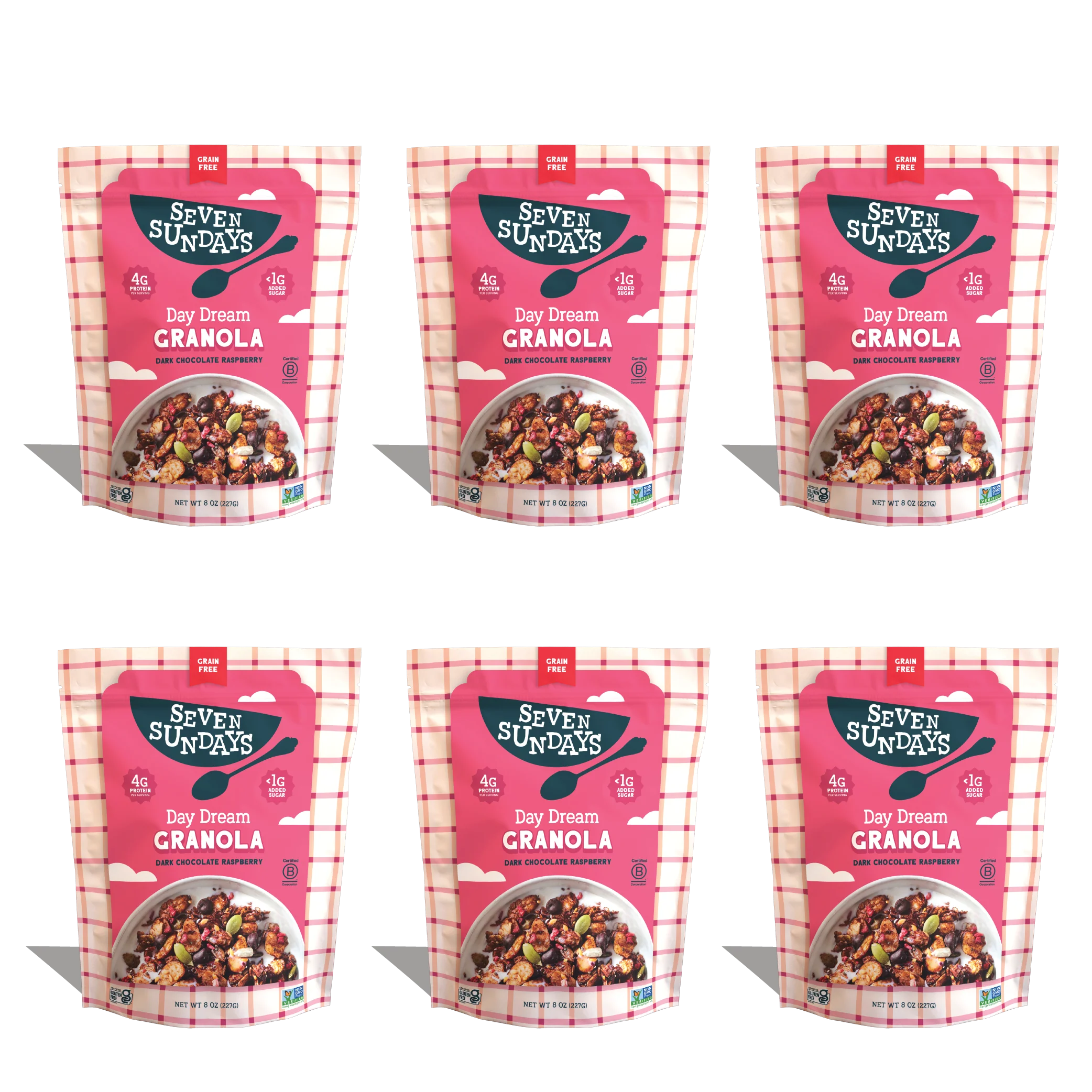 Day Dream Chocolate Raspberry Grain-Free Granola, 8oz - Image 9