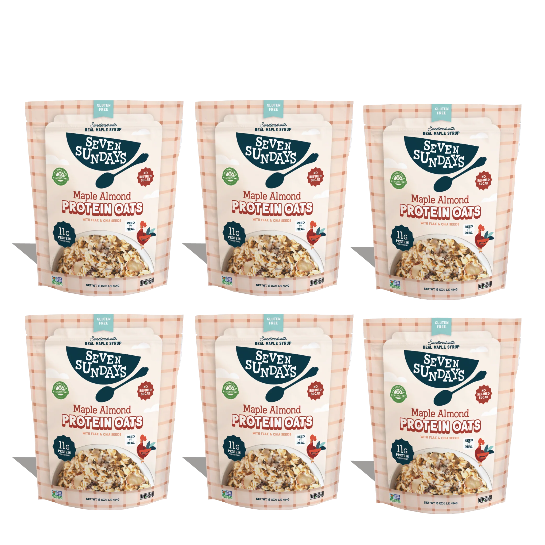 Maple Almond Protein Oats, 16oz - Image 8