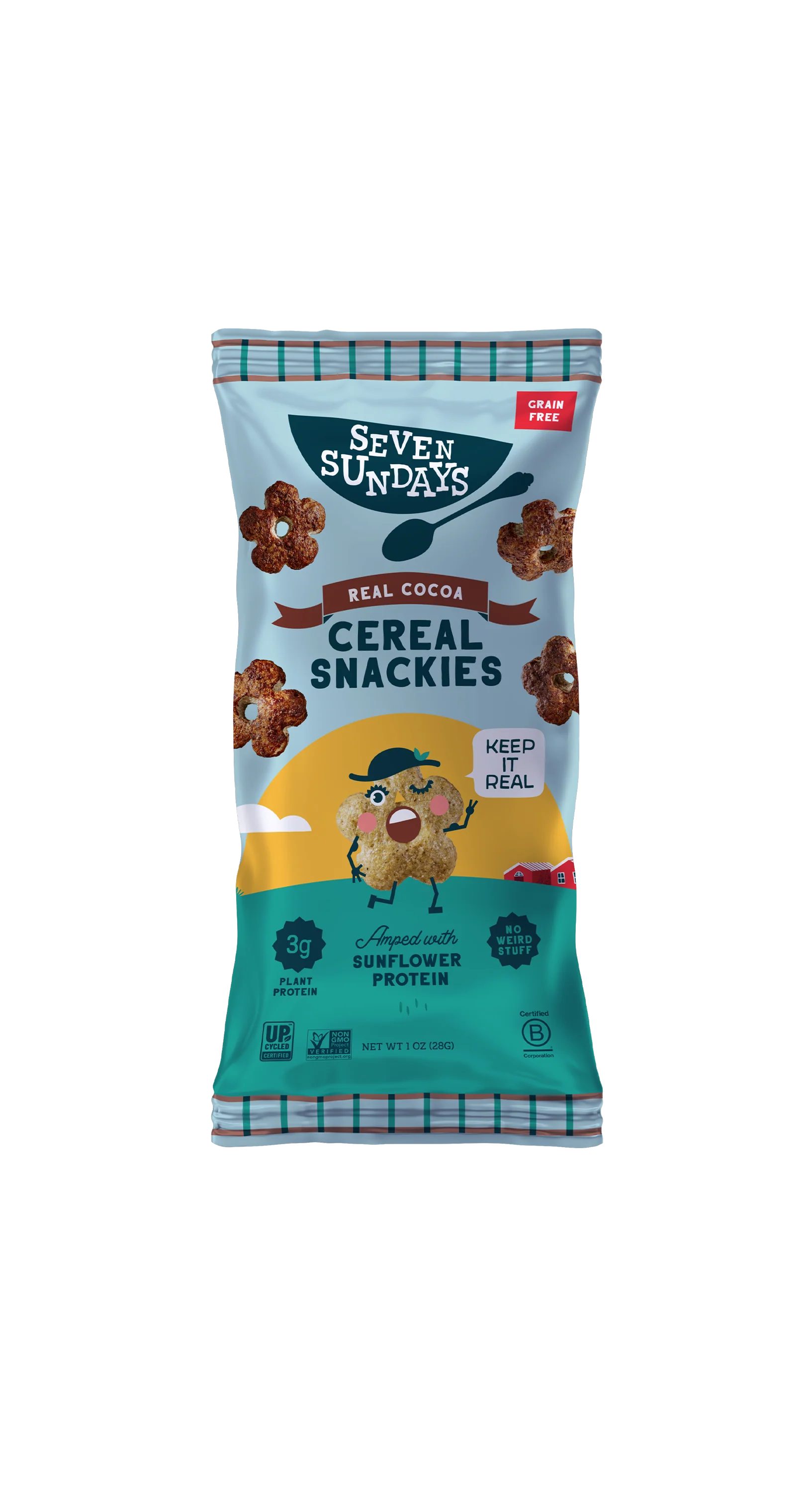 Real Cocoa Sunflower Cereal Snackies