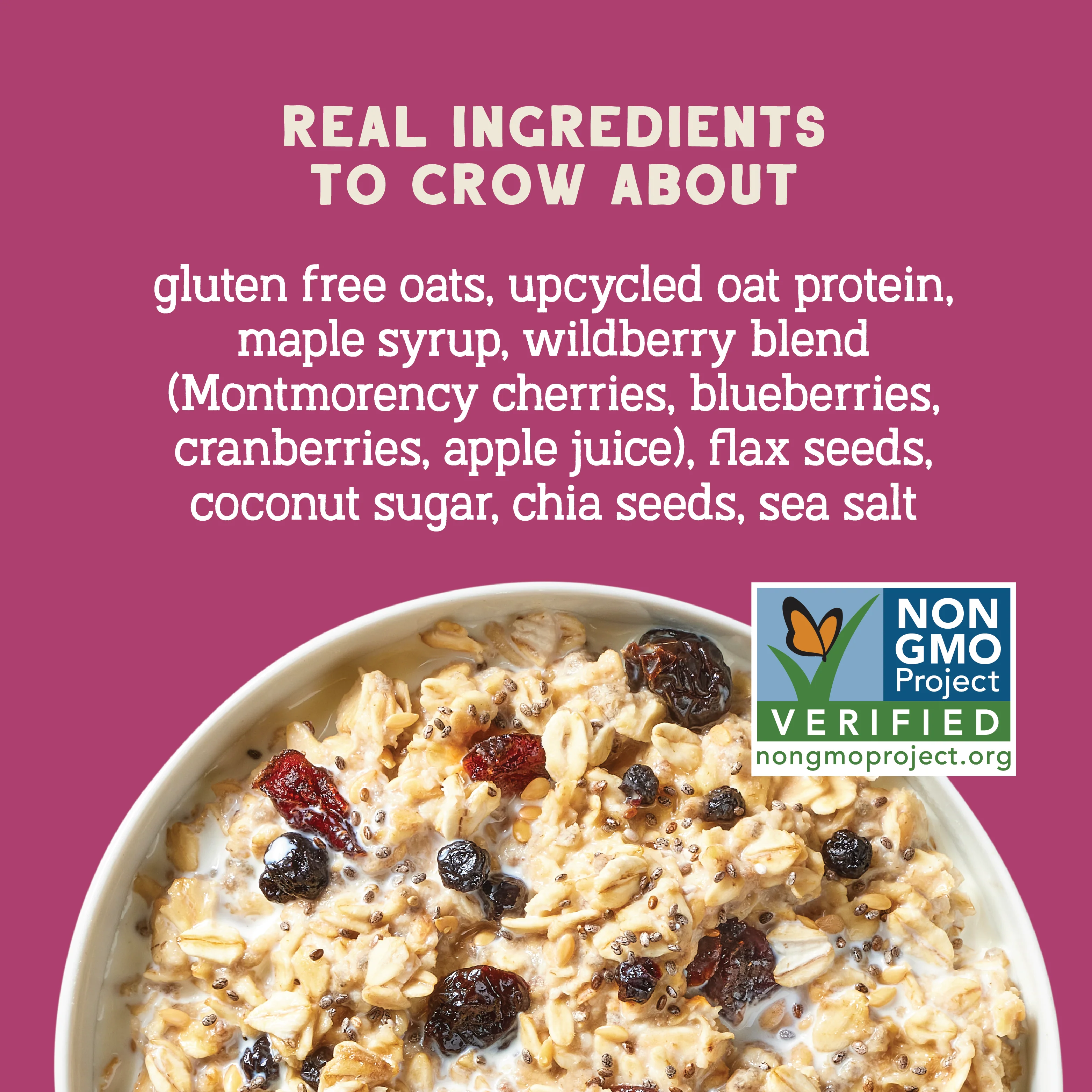 Wildberry Protein Oats, 32oz - Image 3